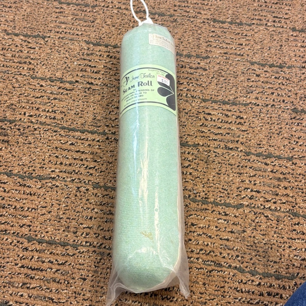 Vintage June Tailor Seam Roll No 320 Tailoring Pressing Aid Green Cream USA Made